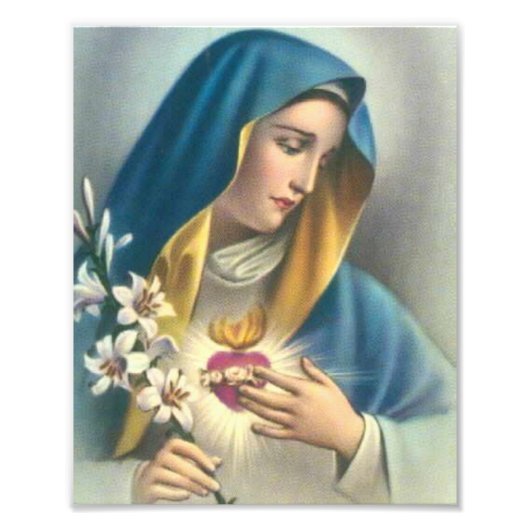 Impression Photo Mater Dolorosa Bienheureuse Vierge Marie Catholiqu (Devant)