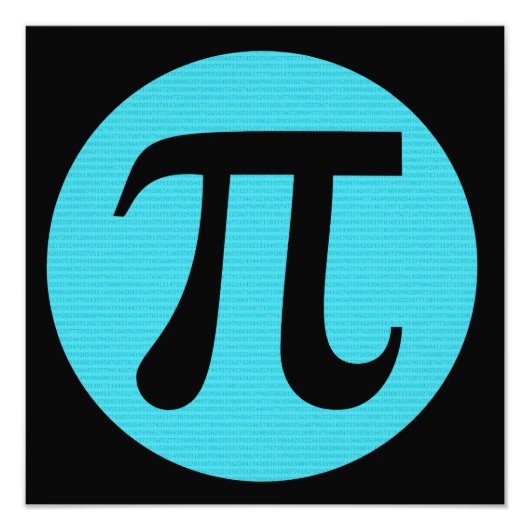 Impression Photo Math geek Pi (Devant)