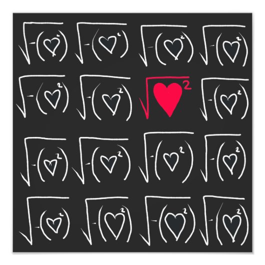 Impression Photo Math romance geek : trouver un véritable amour (Devant)