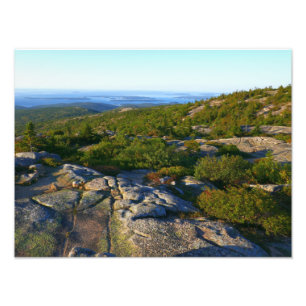 Impression Photo Matin au sommet du mont Cadillac à Acadia