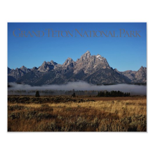 Impression Photo Matin dans Grand Teton National Park Wyoming (Devant)