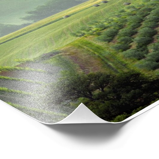 Impression Photo matin toscan (Coin)