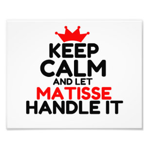 IMPRESSION PHOTO MATISSE