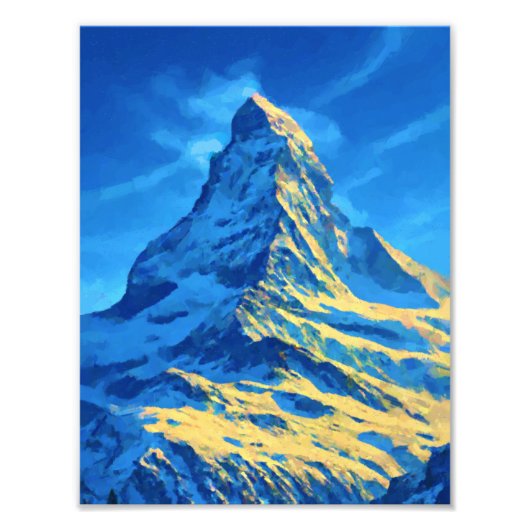 Impression Photo Matterhorn Mountain Art (Devant)