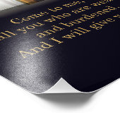 Impression Photo Matthieu 11:28 (Coin)