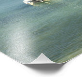 Impression Photo Maurice, Grand Baie. Bateaux ancrés dans (Coin)