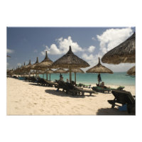 Maurice, Poste de Flacq. Scène de plage à la