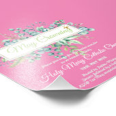 Impression Photo May Crowning Invitations Vierge Marie Invitations (Coin)