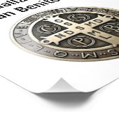 Impression Photo médaille de San Benito (Coin)