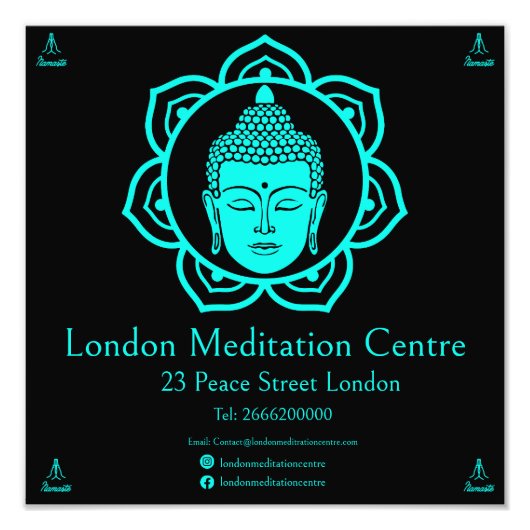 Impression Photo Méditation bouddhiste (Devant)