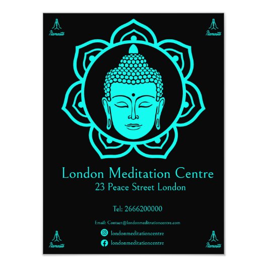 Impression Photo Méditation bouddhiste (Devant)