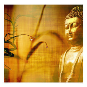 Impression Photo Méditation et bambou