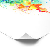 Impression Photo Méduse arc-en-ciel (Coin)