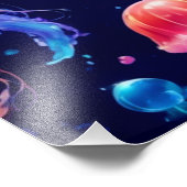 Impression Photo Méduse colorée (Coin)