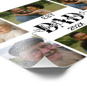 Impression Photo Meilleur Père du Monde – Collage de Photos Personn (Coin)