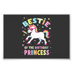 Impression Photo Meilleure amie de la princesse de l'anniversaire f