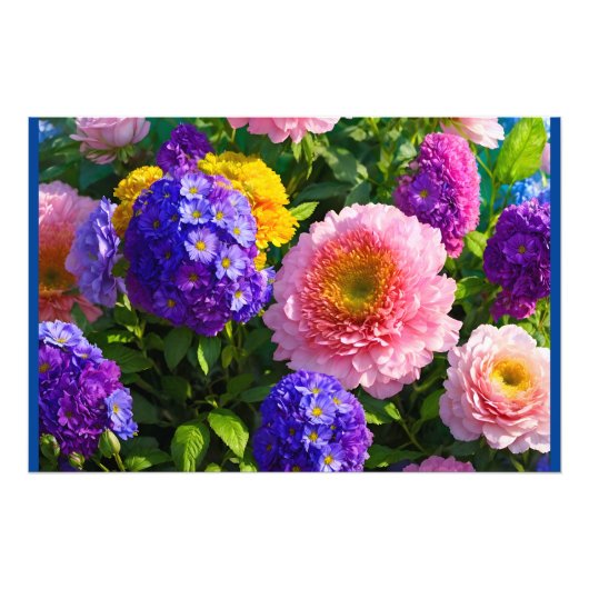 Impression Photo Mélange de fleurs (Devant)