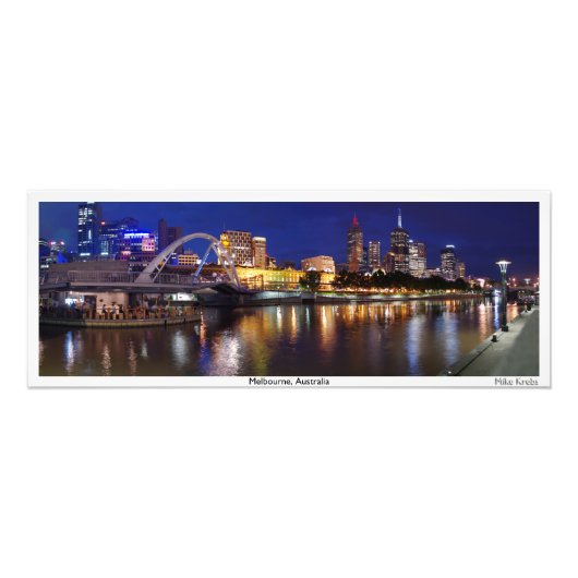 Impression Photo Melbourne, Australie Panorama (Devant)
