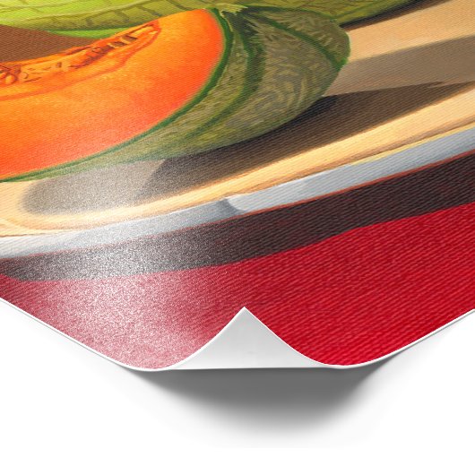 Impression Photo melons charentais (Coin)