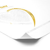 Impression Photo Mémoire D'Or De Ma Petite-Fille (Coin)