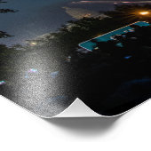 Impression Photo Mémorial d'Iwo Jima durant le feu d'artifice du 4  (Coin)