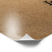 Impression Photo Menu du déjeuner final TITANIQUE 1912 (Coin)