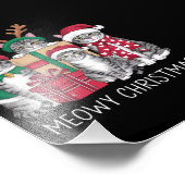 Impression Photo Meowny Noël Chat Noël Xmas Funny Chats Amoureux (Coin)