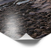 Impression Photo Mer des Caraïbes, îles Caïmans. Ondes de fracassag (Coin)