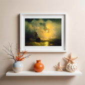 Impression Photo Mer orageuse la nuit, Aivazovsky