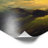 Impression Photo Mer orageuse la nuit, Aivazovsky (Coin)