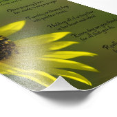 Impression Photo Merci de l'évaluation des mères de tournesol Impri (Coin)