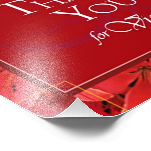 Impression Photo Merci De Visite (Coin)