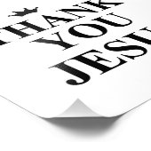 IMPRESSION PHOTO MERCI JESUS (Coin)