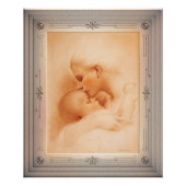 Impression Photo Mère embrasser son bébé par Charles Gates Sheldon (Devant)