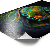 Impression Photo Mère Terre, Imaginaire Art, Science Art, Terre (Coin)