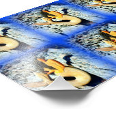 Impression Photo mermaids bleu marine (Coin)