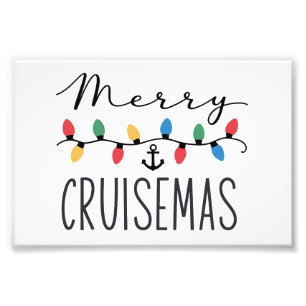 Impression Photo Merry Cruisemas Famille Noël Croisière