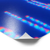 Impression Photo Merveilleux chat dans le vaisseau spatial arc-en-c (Coin)