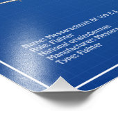 Impression Photo Messerschmitt Bf 109 - Plan d'avion ABD (Coin)