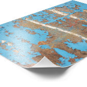 IMPRESSION PHOTO METAL CORRODED 1617 BLUE RUST TEXTURES (Coin)