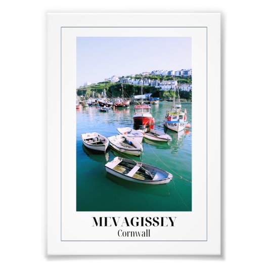 Impression Photo Mevagissey, Cornouailles (Devant)
