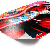 Impression Photo MG TA Classic Sports Car Intérieur (Coin)