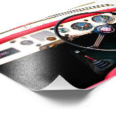 Impression Photo MG Une voiture de sport britannique classique (Coin)