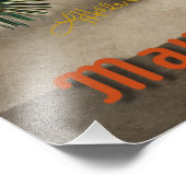 Impression Photo Mi-Siècle Cocktail de Noël Fête Happy Hour (Coin)