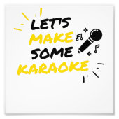 Impression Photo Microphone Karaoke (Devant)