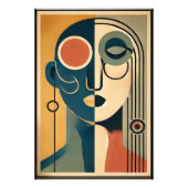 Impression Photo Mid Century Art moderne Abstrait Non conforme (Devant)