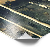 Impression Photo Mid Century Mixed Media Martini Art (Coin)