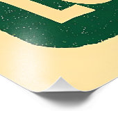 Impression Photo Mid Century St. Patrick's Shamrock Martini Art (Coin)