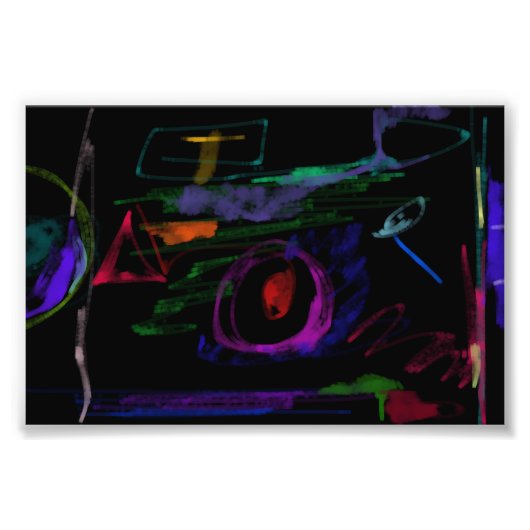 Impression Photo Midnight Neon Échos Luminescents (Devant)