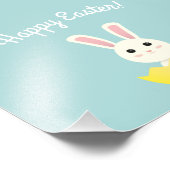 Impression Photo Mignonne lapin de Pâques I (Coin)